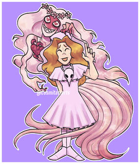 Full Body x2 - Linework - Clean Color - Soft Shading (Kate belongs to nightmaresmaid)