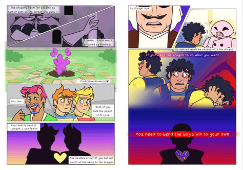 Bust x9 - Face x1 - Linework - Simple Scenery