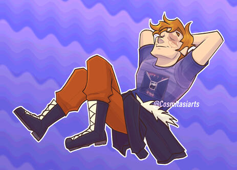 Full Body - Linework - Clean Color - Cel Shading (Intermission AU Claus by clarktozolt)