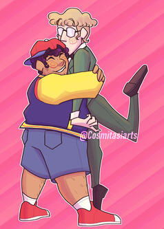 Full Body x2 - Linework - Clean Color - Soft Shading