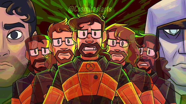 (Face x2 - Soft Shading) (Bust x4 - Half Body x1 - Cel Shading) - Linework